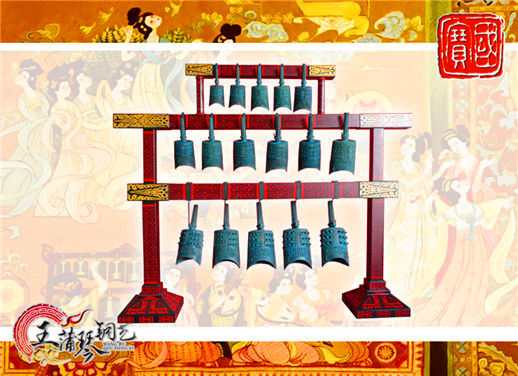 16件套系編鐘、編磬、特鐘、特磬，堂廟祭典用品